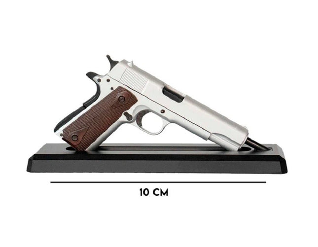 Goat Guns 1/2.5 Scale Die Cast 1911 Model Pistol, Silver