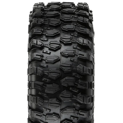 Pro-Line Hyrax 1.9" Tires w/Impulse Wheels (Black/Silver) (2) (G8) w/12mm Hex