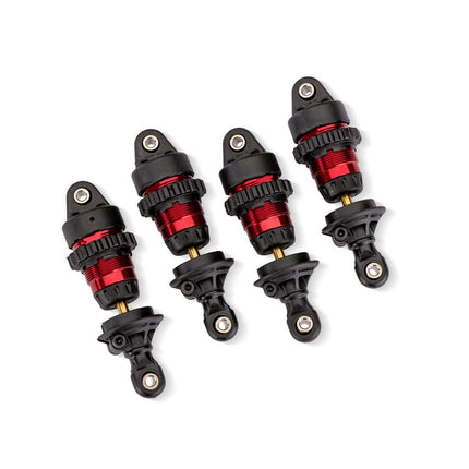 Traxxas 10865-RED Aluminum Mini GTR Short Shocks (4) MINI SLASH/Rally