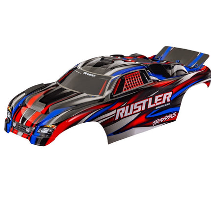 Traxxas Clipless Body Rustler Brushless/Rustler VXL Painted TRA3721-RED