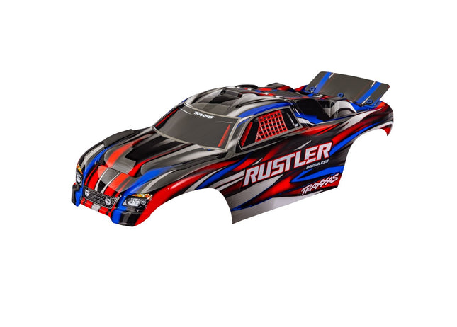 Traxxas Clipless Body Rustler Brushless/Rustler VXL Painted TRA3721-RED