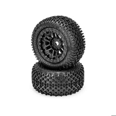 JConcepts Choppers Pre-Mounted Monster Truck Tires Blk (2) w/17mm Hex 4089-39912