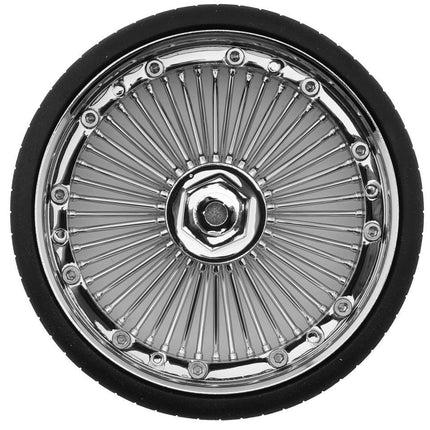 Redcat Chrome 26in Wire Wheel & Tire Set (4) RER19792