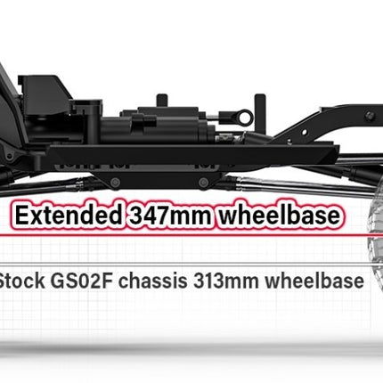 Gmade GS02F 1/10 Rock Crawler Spider Portal TS Assembly Kit GMA57014