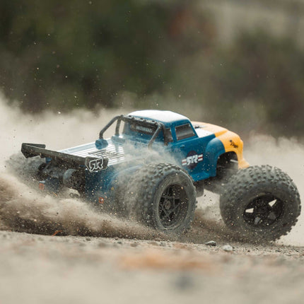 Arrma 1/8 NOTORIOUS 6S V6 4X4 BLX Brushless Stunt Truck RTR, Blue ARA8611V6T2