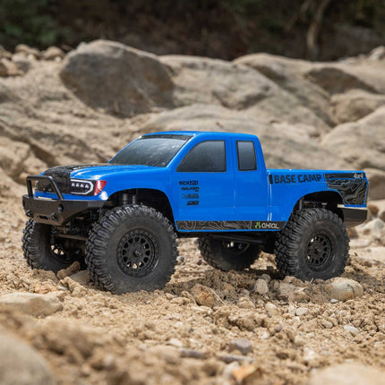 Axial SCX24 Base Camp 1/24 Scale Electric Brushed RTR Blue AXI1219T2