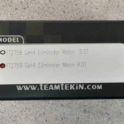 Tekin TT2759 Gen4 Eliminator Drag Racing Modified Brushless Motor 4.0T New!!