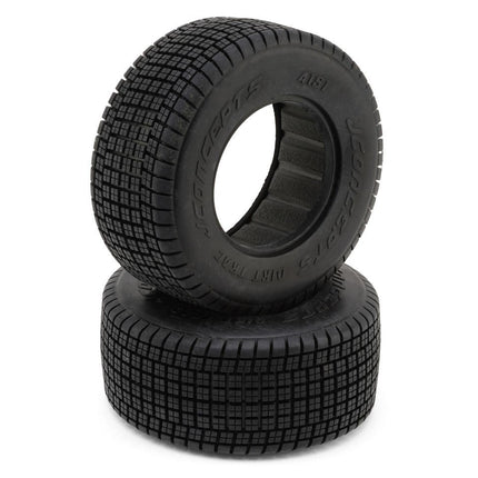 JConcepts 4151-02 Dirt Trac Short Course Dirt Oval Tires (2) (Green) JCO415102