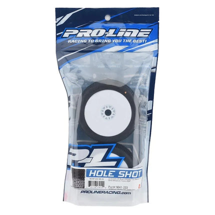 Pro-Line Hole Shot 2.0 Pre-Mounted 1/8 Buggy Tires (White) (S3)