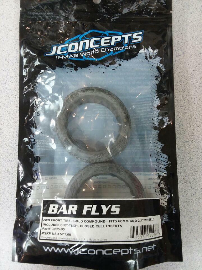 JConcepts Bar Flys 3095-05 60mm 1/10 2WD Buggy Front Tire Brand New!!