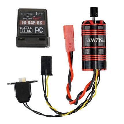 Furitek Unity Pro 3500KV 2in1 Micro FOC Brushless System RX for Redcat Ascent 18