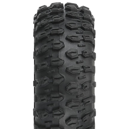 Pro-Line Axial SCX24 1.0" Hyrax Pre-Mounted Tires w/Black Impulse Wheel
