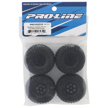 Pro-Line 1.0 Maxxis Trepador PreMounted Tires 63.5mm OD Soft w/Holcomb Wheels