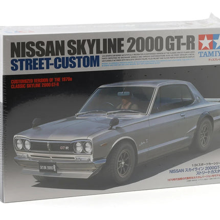 Tamiya 1/24 Nissan Skyline 2000 GTR Street Custom Plastic Model Kit TAM24335