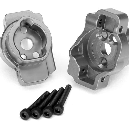 Traxxas 8256A TRX-4 Aluminum Rear Portal Drive Axle Mounts Charcoal Grey New!!