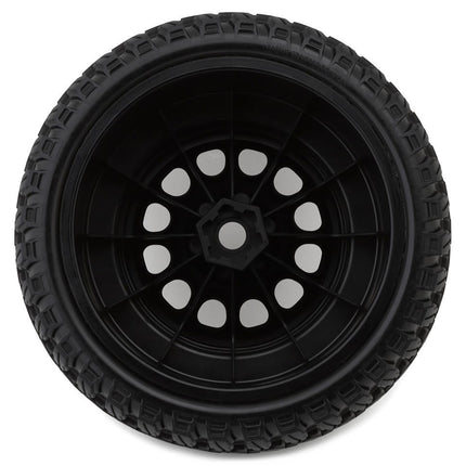 Traxxas XRT Gravix Belted Pre-Mounted Tires (Chrome) (2) w/24mm Hex TRA7862X