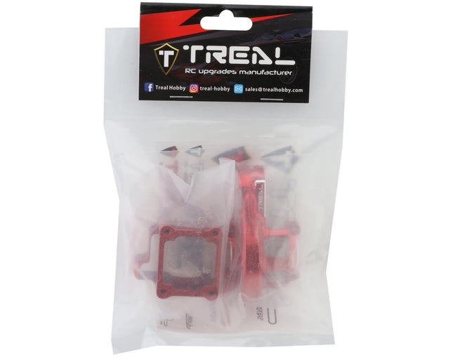 Treal Hobby Aluminum Center Differential Gearbox Case for Traxxas Sledge (Red)