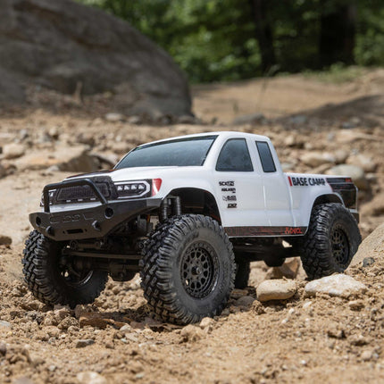 Axial SCX24 Base Camp 1/24 Scale Electric Brushed RTR White AXI1219T1