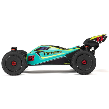 Arrma 1/8 TYPHON 223S BLX Brushless 4X4 Buggy RTR with DSC, Green ARA4306V4T1