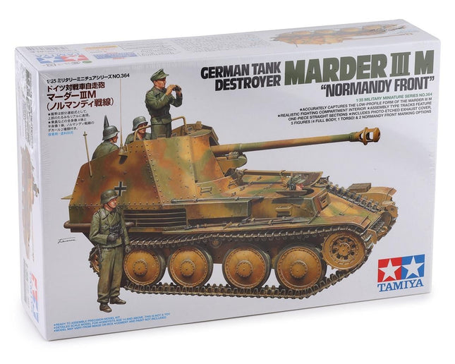 Tamiya German Tank Marder III M 1/35 Model Kit (Normandy Front) TAM35364
