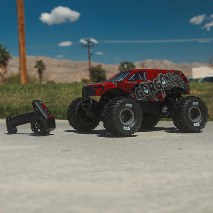 Arrma Gorgon 223S 1/10 RTR Brushless 2WD Monster Truck (Red) ARA3530T2