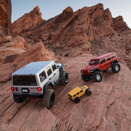 Axial SCX6 Jeep JLU Wrangler 1/6 4WD RTR Rock Crawler Silver AXI05000T2 New!!