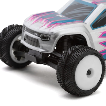 UpGrade RC Micro Spiker Pre-Mounted Carpet Tires for Losi® Micro-T (White) (4)
