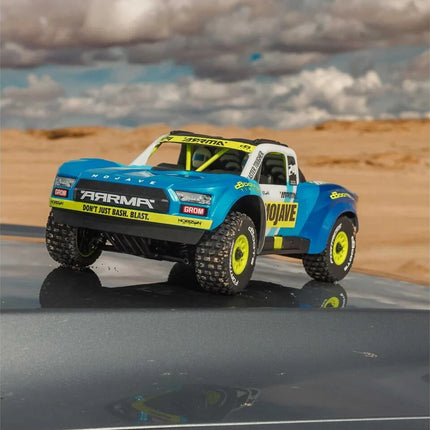 Arrma Mojave Grom MEGA 4WD 380 Brushed 1/18 Electric Desert Truck RTR Blue/White