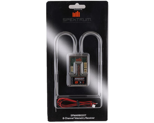 Spektrum RC AR8020T DSMX 8 Channel Air Telemetry 2.4GHz Receiver SPMAR8020T