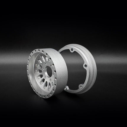 Reefs 1.9 "Shield" Aluminum "Deep Dish" Beadlock Wheels w/Hubs (2) REEFS218