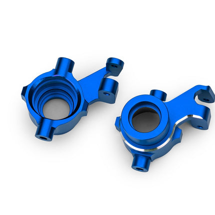 Traxxas 10237-BLUE Aluminum Blue Steering Blocks (L&R) TRA10237BLUE