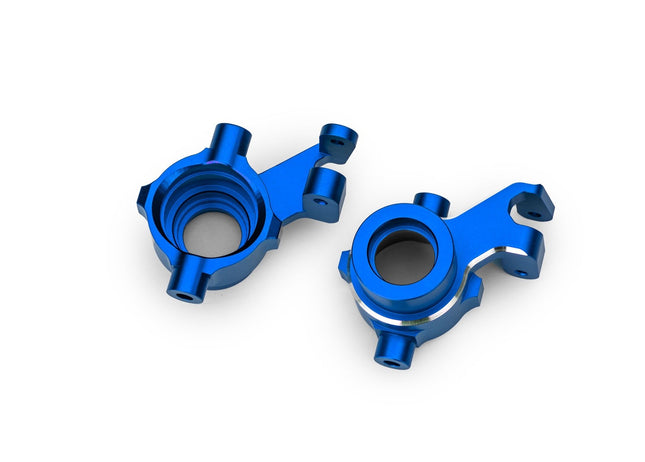 Traxxas 10237-BLUE Aluminum Blue Steering Blocks (L&R) TRA10237BLUE