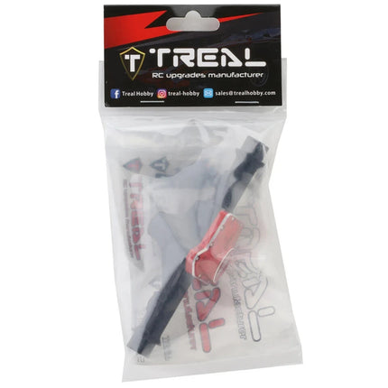 Treal Hobby V2 CNC-Machined Aluminum Rear Axle Housing for Traxxas TRX-4 (Black)