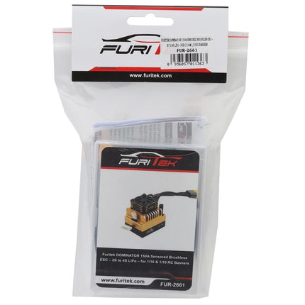 Furitek FUR-2661 Dominator 150A Waterproof Sensored Brushless ESC (2-4S) w/XT-60