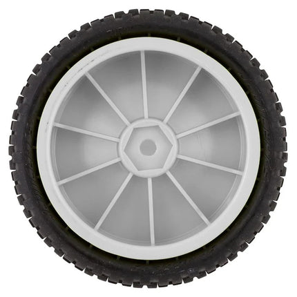 JConcepts Swaggers 2.2" Pre-Mounted 2WD Front Buggy Carpet Tires (White) (2)