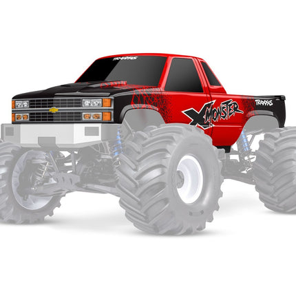 Traxxas 7697-RED - Blue X-Monster Chevrolet GMT400 CK Truck Body TRA7697RED