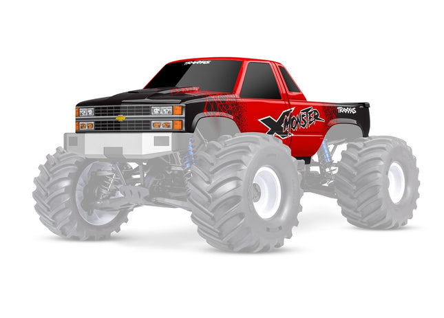 Traxxas 7697-RED - Blue X-Monster Chevrolet GMT400 CK Truck Body TRA7697RED