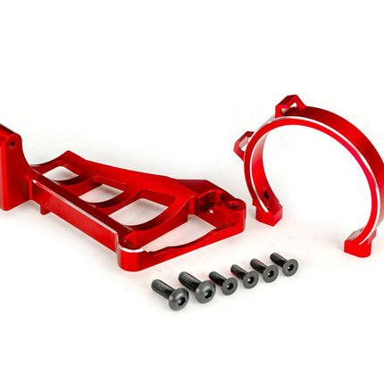 Traxxas Aluminum Front/Rear Motor Mounts For Maxx/Maxx Slash Red TRA10262-RED