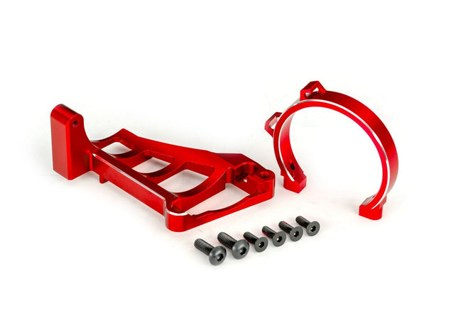 Traxxas Aluminum Front/Rear Motor Mounts For Maxx/Maxx Slash Red TRA10262-RED