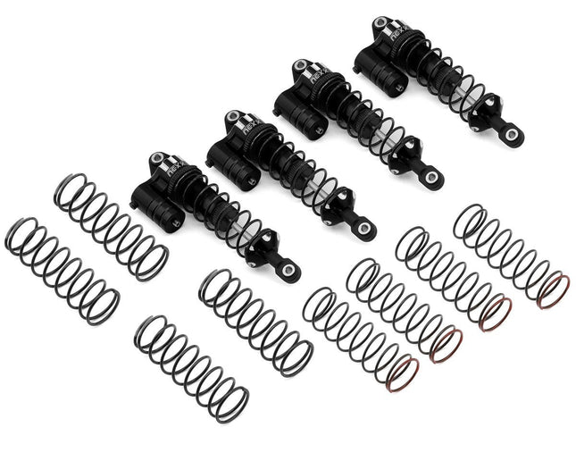 NEXX Racing Aluminum Oil-Filled Reservoir Shocks Traxxas 4x4 Mini Maxx (Black)