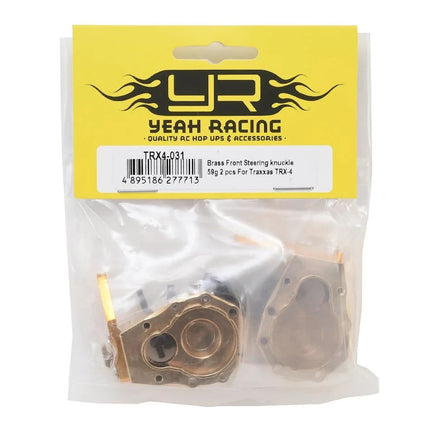 Yeah Racing Brass Steering Knuckles for Traxxas TRX-4 (2) (59g) YEA-TRX4-031