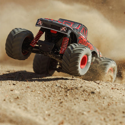 ARRMA Quake Grom 4x4 1/16 Scale RTR Brushed Monster Truck Red ARA2137T1