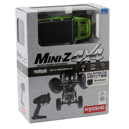 Kyosho MX-01 Mini-Z 4X4 Readyset w/Jeep Wrangler Unlimited Rubicon Body (Mojito)