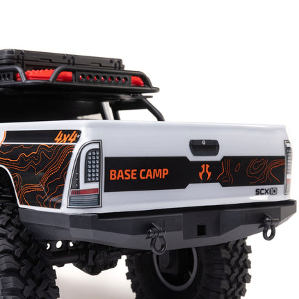 Axial 1/10 SCX10 III Base Camp 4X4 Rock Crawler Brushed RTR, White AXI1375T1