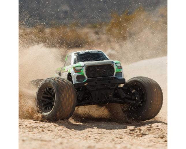 Arrma Granite Mega 665 1/10 4WD Electric Monster Truck Green w/SLT2 2.4GHz Radio