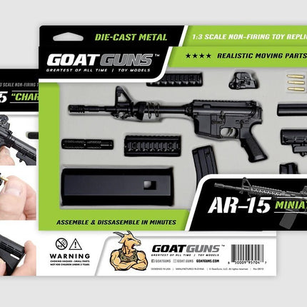 Goat Guns 1/3 Scale Die Cast AR15 Model, Black