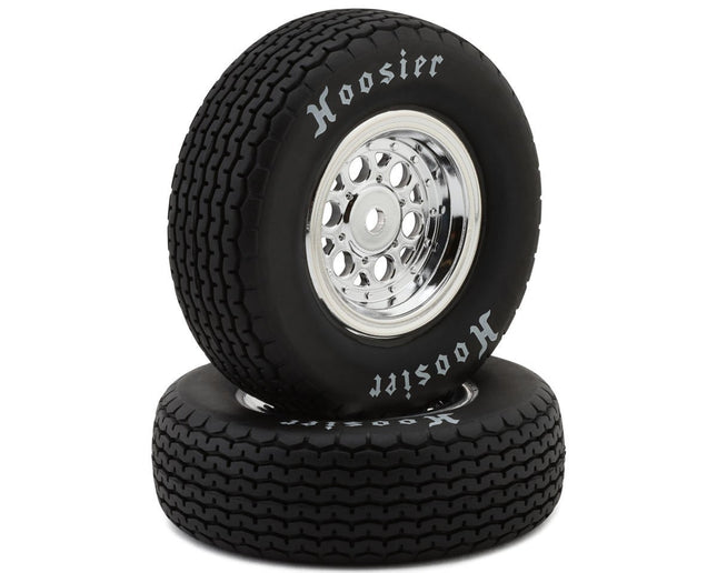 Losi 22S Sprint Front Pre-Mounted Hoosier Tires (Chrome) (2) (Soft) LOS-2430