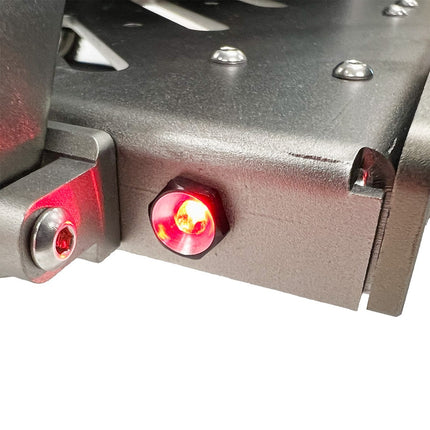 BOLD R/C 1/10 Scale Full Metal Trailer with LED Lights Titanium BOL5005