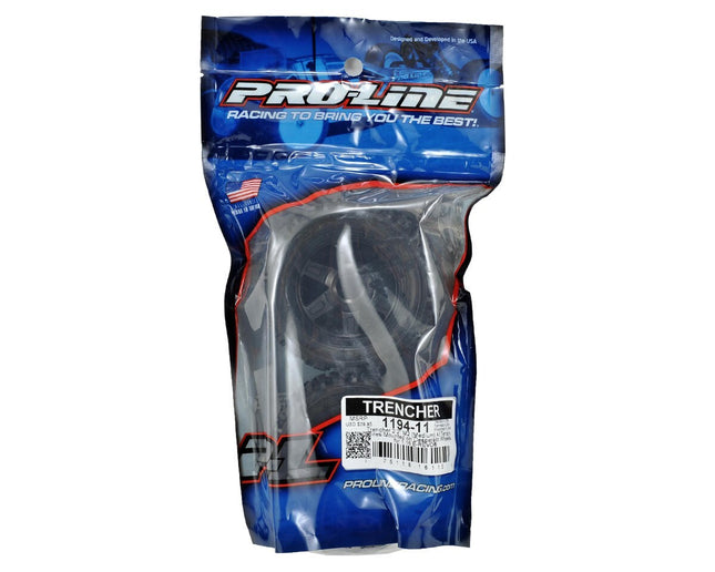 Pro-Line Pre-Mounted Trencher Desperado Wheels (2) (Black)