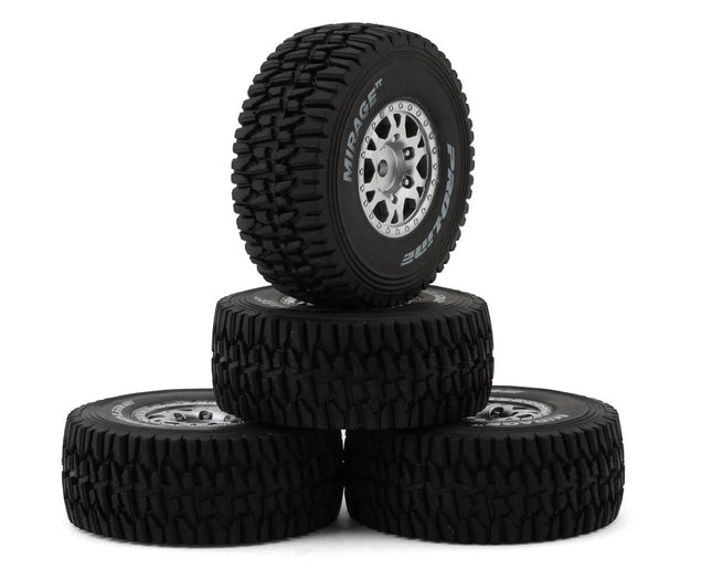 Pro-Line Mojave Grom Mirage TT Pre-Mounted Tires (Silver) (Medium) w/12mm Hex